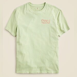 J.Crew Vintage-wash cotton graphic T-shirt NWT Size L